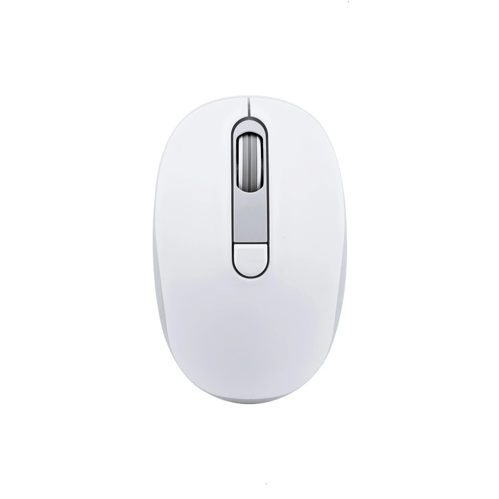 CHYI 2,4 г мини Беспроводной Мышь USB оптическая компьютерная офисные небольшой подушечкой под 800/1200/1600 Точек на дюйм 4 кнопки Тетрадь мышь для ноутбука - Цвет: White And Gray
