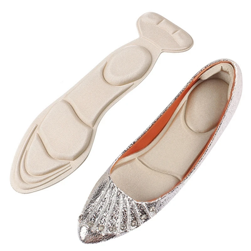 1 пара стельки Pad Стельки с подпятником обратно после дышащий анти-скольжения на обувь на высоком каблуке женские стельки Вставки шок