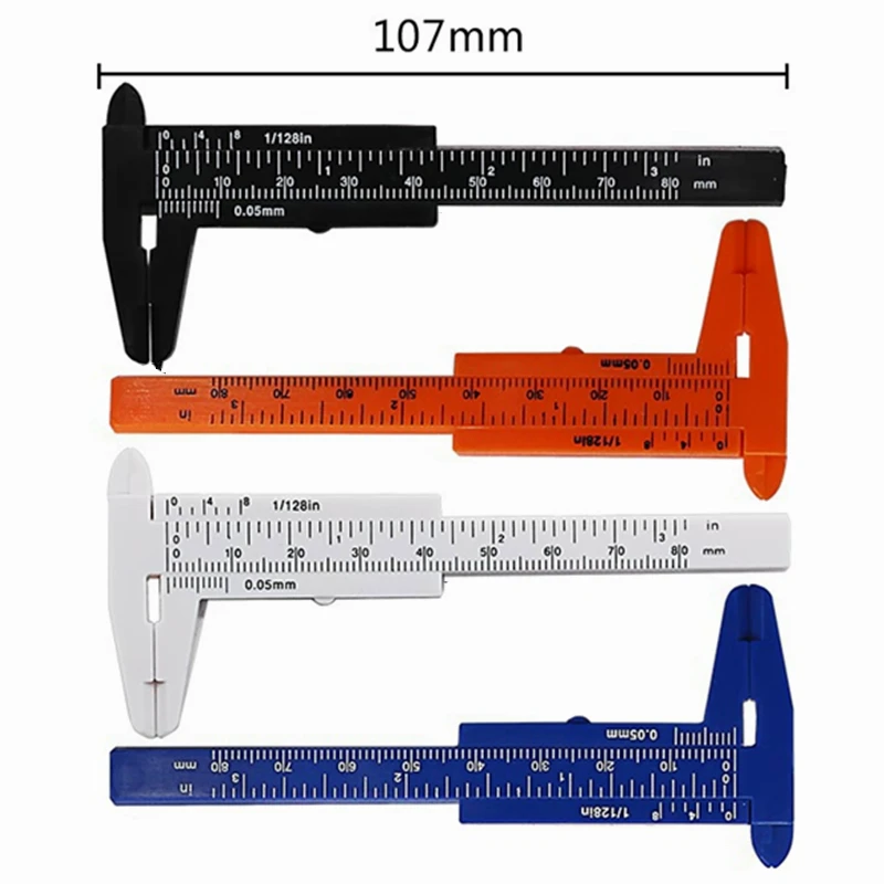 0-80 мм двойное правило шкала Пластиковый штангенциркуль измерительный студенческий мини-инструмент линейка