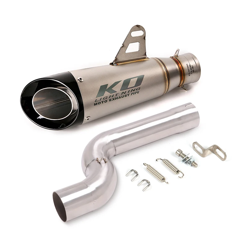 Escape Motorcycle Exhaust Middle Tube And 51mm Vent Pipe Stainless Steel Exhaust System For BMW F900R XR 2020-2021 - Image 2