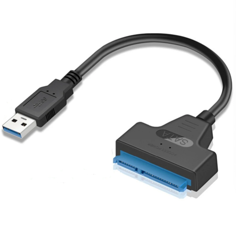 

50pcs/lot Type C USB 3.0 22pin SATA 3 Cable Sata to USB Adapter 2.5 Inch External SSD HDD Hard Disk Drive Sata III Cable