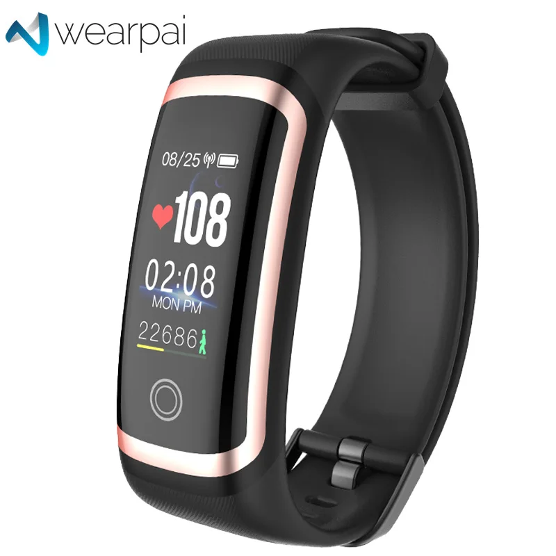 Wearpai M4 фитнес трекер цветной экран кровяное давление шагомер