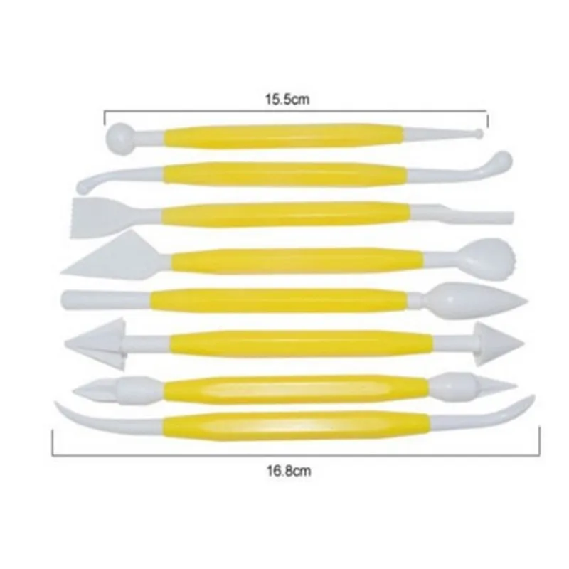 8 шт./партия 16 узоров помадка украшения торта цветок Сахар Ремесло Инструменты моделирования Глина помадка торт украшение инструмент