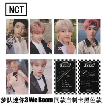 

6pcs/set Kpop NCT dream Photo card team 3th special WE BOOM album self made small card signature set Photocard kpop supplies
