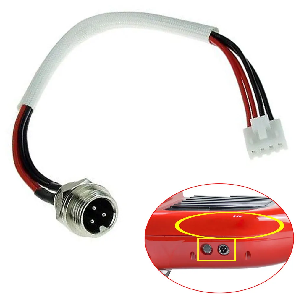 Замена для балансировки зарядное устройство для скутеров порт аксуссуары для ХОВЕРБОРДА части 3 Pin/зубец 4 провода практичный кабель полезный