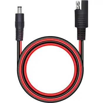 

60cm 14AWG DC 5.5mm x 2.1mm Male to SAE 2 Pin Quick Disconnect Wire Harness Extension Cable for Portable Powers Solar Panel