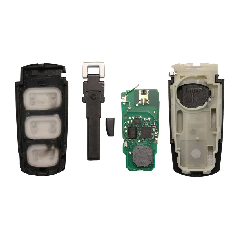 JINGYUQIN 3C0959752BG /BA SMART KEYLESS GO REMOTE CAR KEY FOB 3 BUTTON 434MHZ PCF7936 ID46 FOR VW PASSAT CC PASSAT MAGOTAN