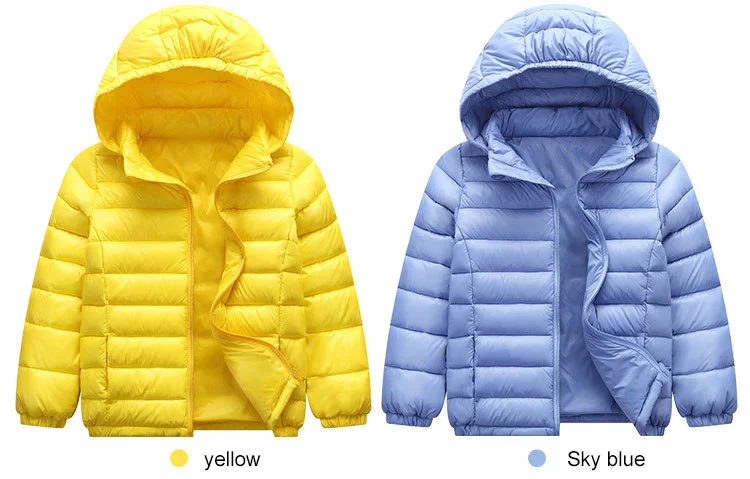 Модная куртка для маленьких мальчиков легкая парка детская куртка с капюшоном для девочек зимнее пуховое пальто От 1 до 12 лет детская верхняя одежда на весну и осень