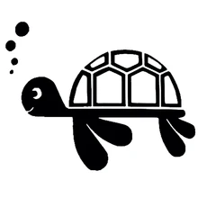 

17*13.3cm Sea Turtle Car Motorbike Wall Sticker Decal Funny Car Window Bumper Novelty JDM Drift Vinyl Decal Sticker