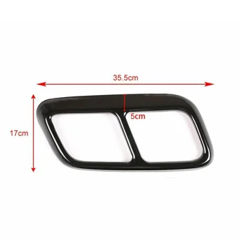 

Exhaust Exhaust Muffler Cover Mufflers Cover Trim Rear Car 1 Pair Parts