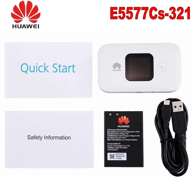 Разблокированный Huawei E5577Cs-321 4G LTE Cat4 мобильный Точка доступа 150 Мбит/с 4G беспроводной lte-роутер до 10 пользователей поддержка