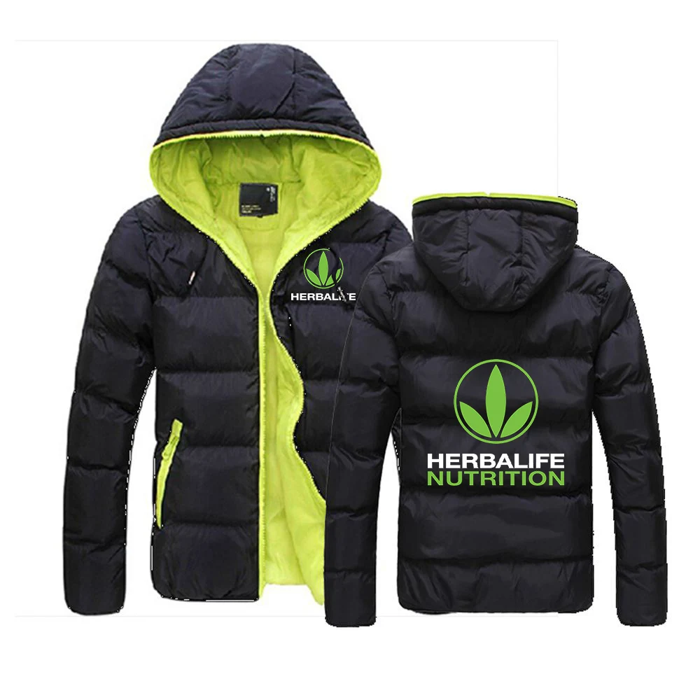 HERBALIFE питание Новинка 2021 пуховая теплая куртка мужская спортивная одежда пальто