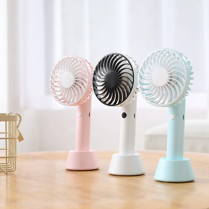

Creative 180-Degree Rotating Rechargeable Fan Mute Desktop Portable Hand-Held Mini USB Small Fan Logo Customizable