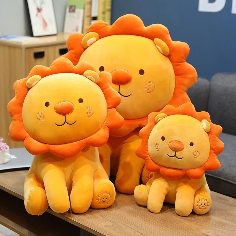 warm appease sunshine lion plush