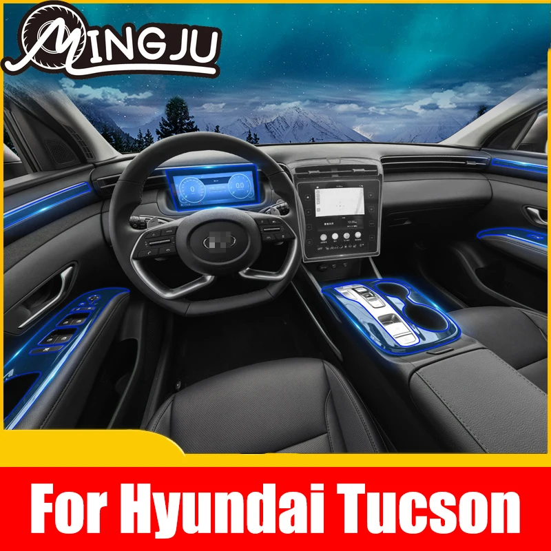 

Instrument Navigation Panel Glass Lift Panel Gear Panel Protection TPU Protective Film For Hyundai Tucson 2021 NX4