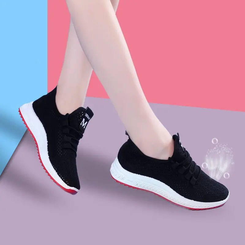 Черный Spring Women Shoes Solid New Chunky Sneakers for Women Vulcanize Shoes Casual Fashion Dad Shoes Platform Sneakers Femme - Цвет: Черный