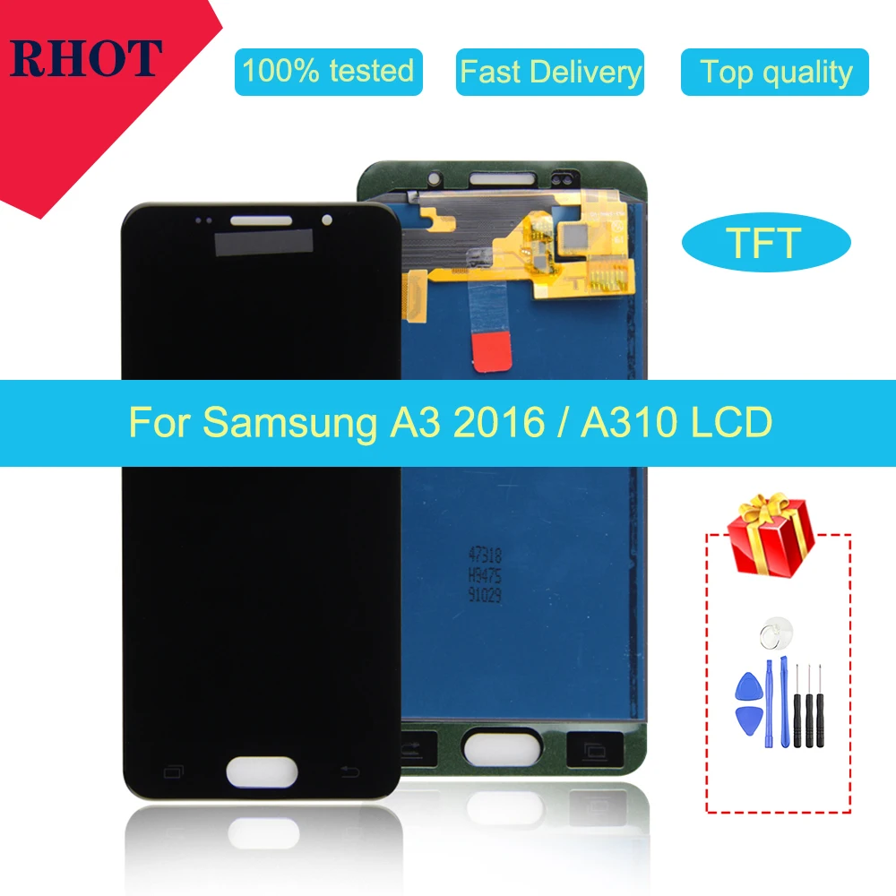 

TFT / 100% tested J7 2015 LCD screen for Samsung Galaxy J7 2015 J700 J700 J700F J700M J700H LCD touch screen assembly