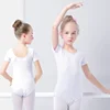 Girls Cotton Ballet Leotards Short Sleeve Black Ballet Clothes Dancewear Kids Spandex Gymnastics Leotards ► Photo 2/6