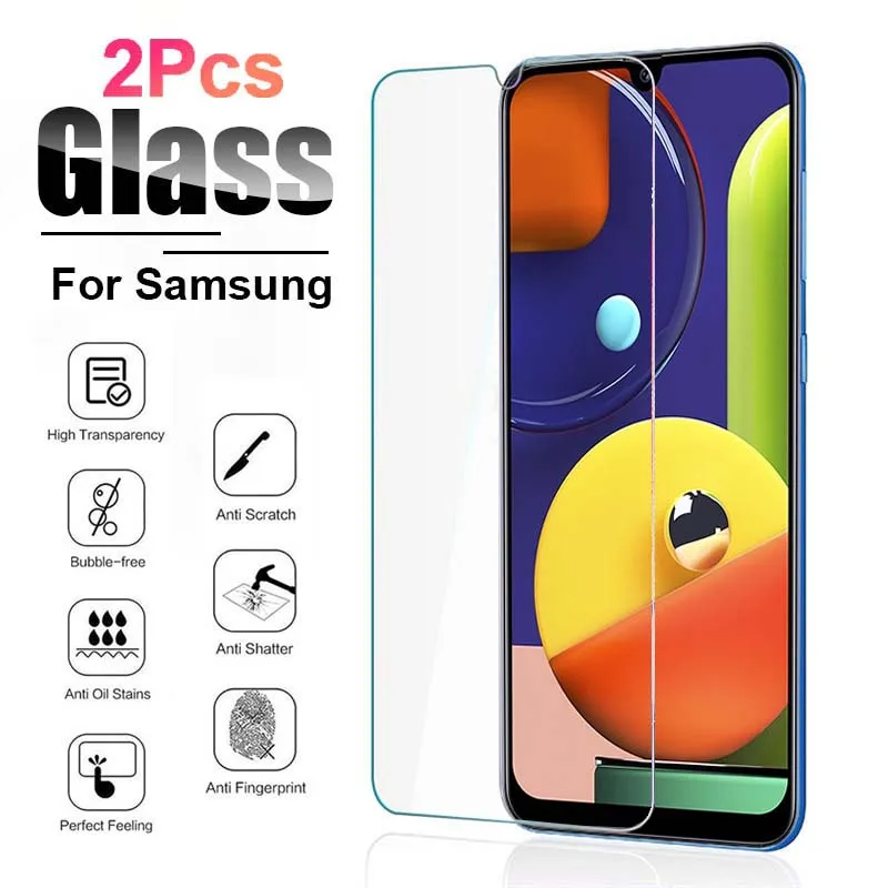 2 шт 9H протектор экрана для samsung a50 s Защитное стекло a 50 HD закаленное SM A505F/DS| |