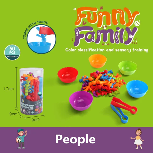 Children Color Counting Dinosaur Animal Early Education Toys Math Teaching Classification Game Animal Cognition Set 1