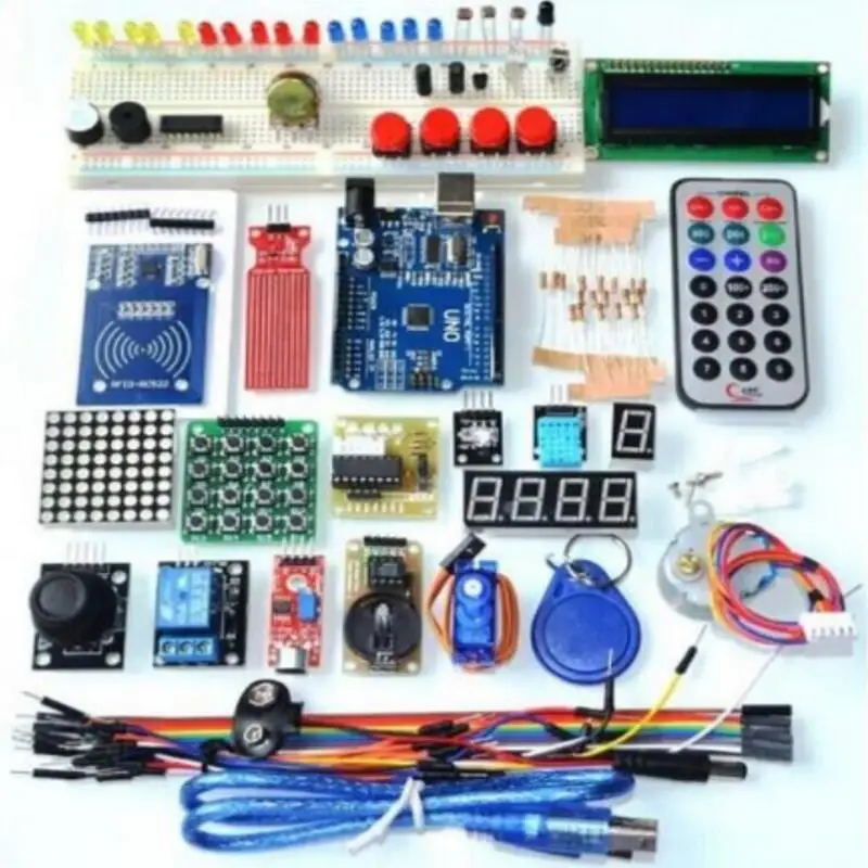 Новейшая обновленная версия RFID обучающий стартовый набор для Arduino R3 UNO Обучающие