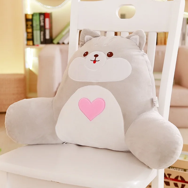 50*40 см мультфильм Щенок лягушка курица тигр свинья животное поясная Подушка плюшевая мягкая игрушка кукла праздник подарок на день рождения для детей