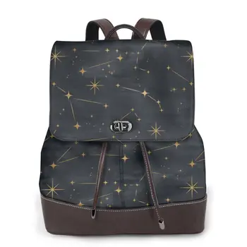 

NOISYDESIGNS Laptop Backpack For Men New Design Constellation Stars School Bags For Teenage Knapsack Male Dropshipping