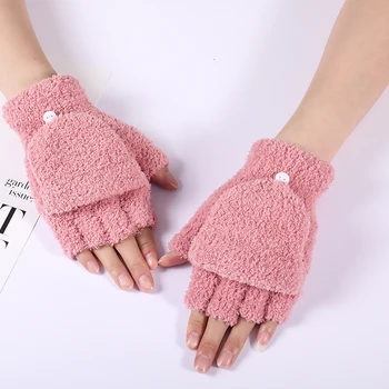

breathable gloves half finger gloves gloves white fashion gloves warm glove winter soft gloves