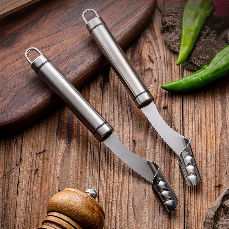 Stainless Steel Jalapeno Pepper Corer Tool Serrated Edge Coring Tool Serrated Seed Remover Core Deseeder Kitchen Vegetable Tools Corers Aliexpress