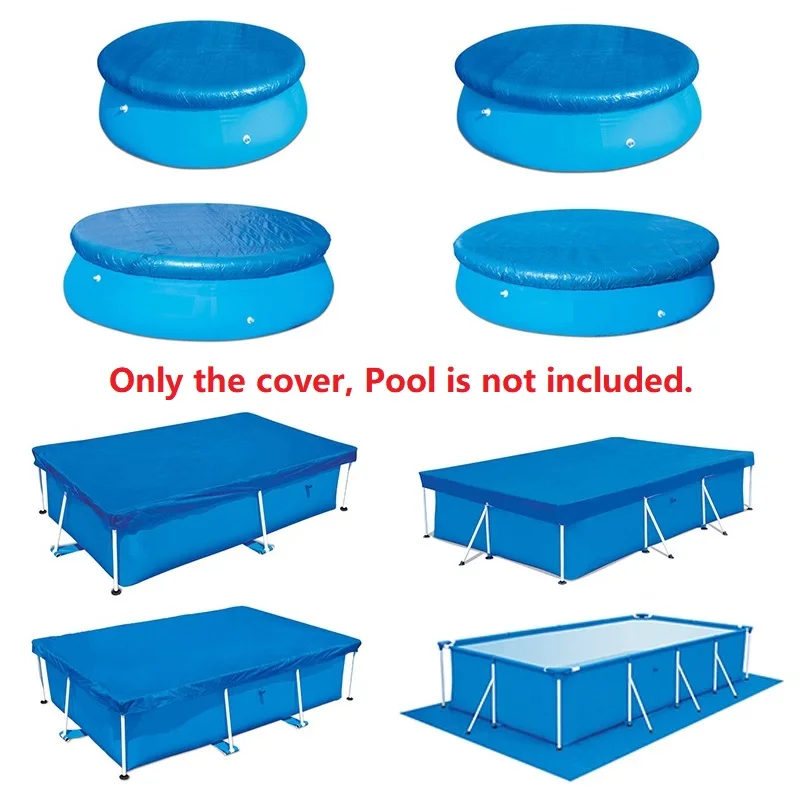 NEW Swimming Pool Cover Fit 8/10/12 Feet Diameter Family Garden Outdoor Pools Accessories | Дом и сад