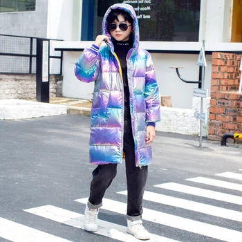 

Autumn and winter wear New colorful down boy girl winter jacket children zipper sports jacket fashion thick winter Coat