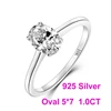 925 Silver 1.0CT