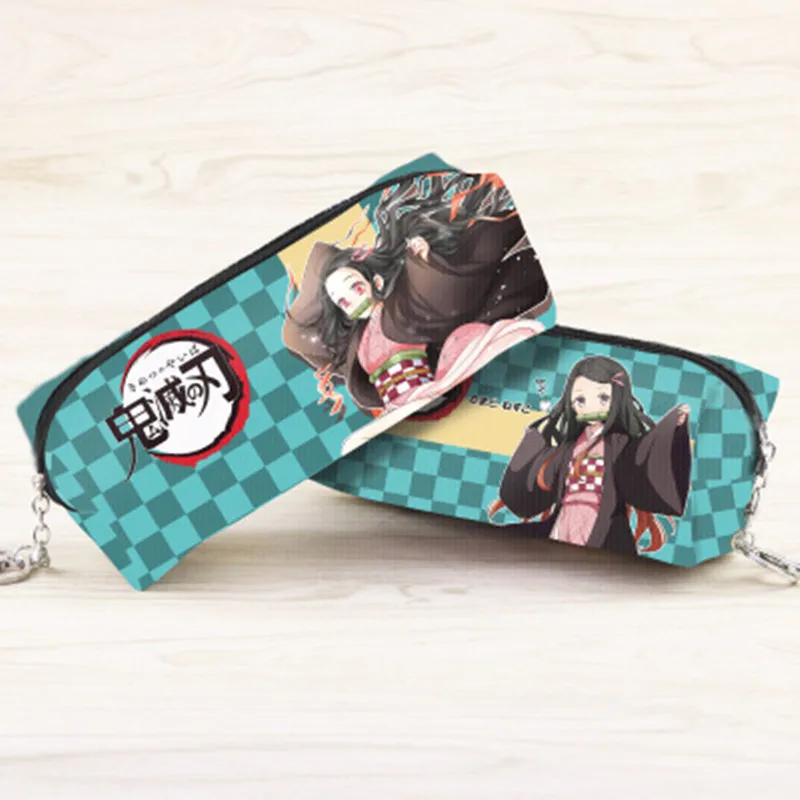 Косметичка из синтетической кожи с аниме рассекающий демонов: Kimetsu no Yaiba камадо