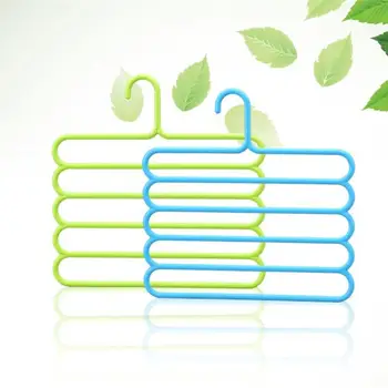

1Pc New Hot 5 Layers Pants Scarf Hangers Holders For Trousers Towels Clothes Apparel Hangers Racks Clothes Organizer