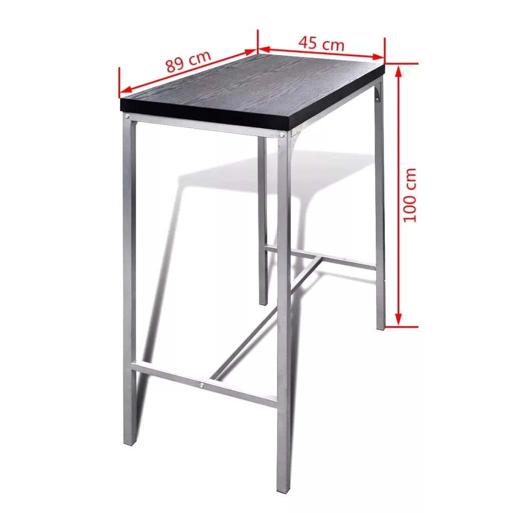 VidaXL High Counter Breakfast Bar Set 241495 VidaXL High Counter Breakfast Bar Set 241495