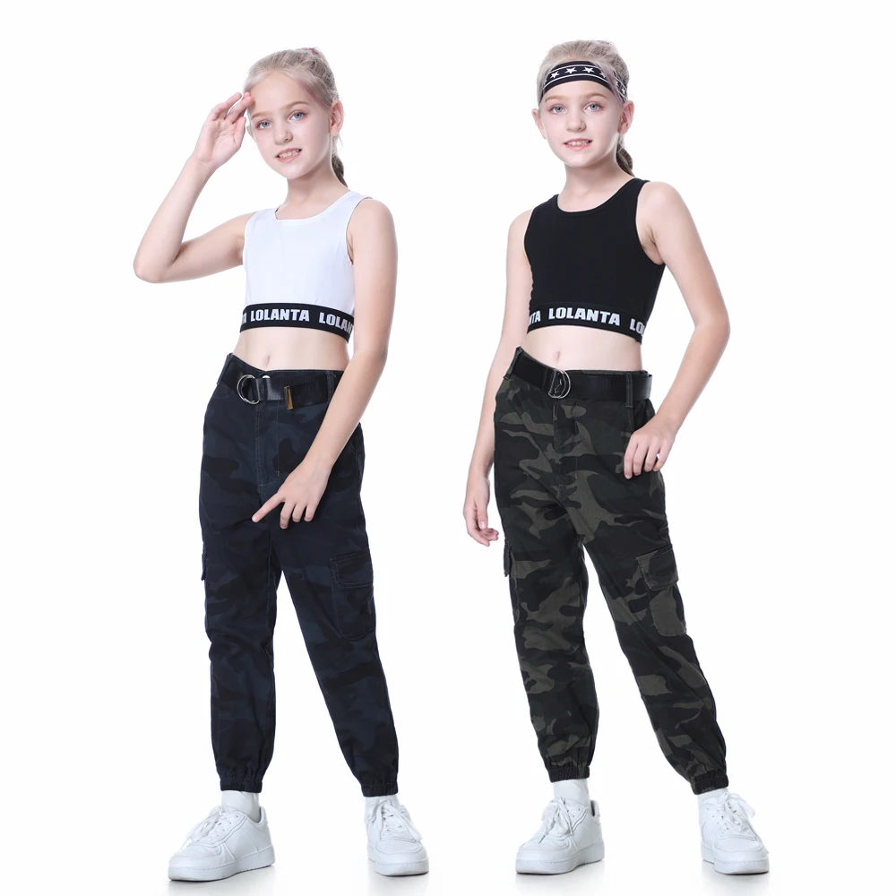 Tuta Hip Hop Bambina LOLANTA 3 Pezzi | Felpa Con Cappuccio, Canotta E Pantaloni Jogger - Foto 7