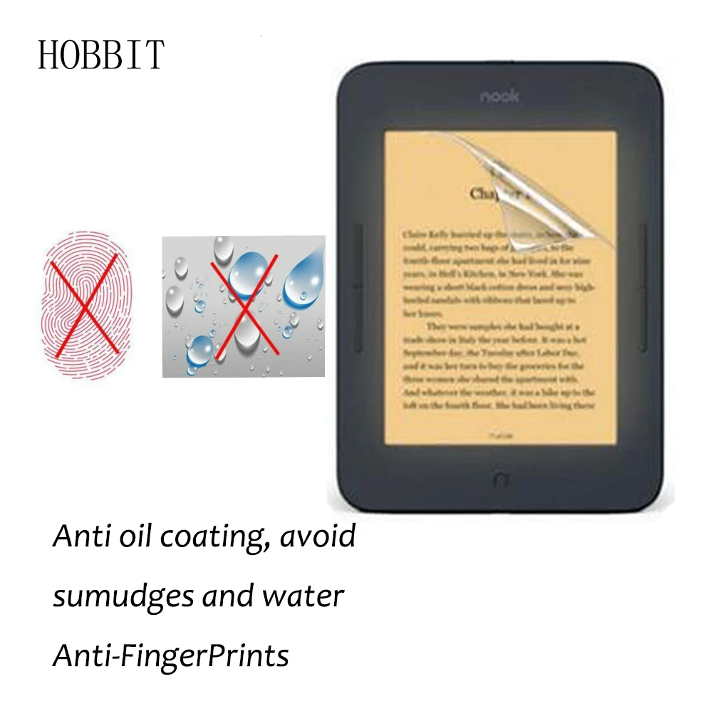 3 Упаковка Прозрачная ЖК-пленка для экрана Barnes и Noble Nook GlowLight 3 reeader Release Model Tablet Защита от царапин
