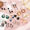 New Korean Statement Drop Earrings 2022 for Women Girl Fashion Vintage Geometric Acrylic Dangle Hanging Earring Jewelry kolczyki ► Photo 3/6