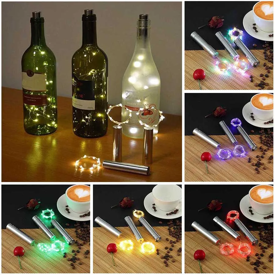 LED Wine Bottle String Light Battery Power DIY Christmas String Fairy Lights For Bar Bottle Stopper Party Wedding Decoration (31)