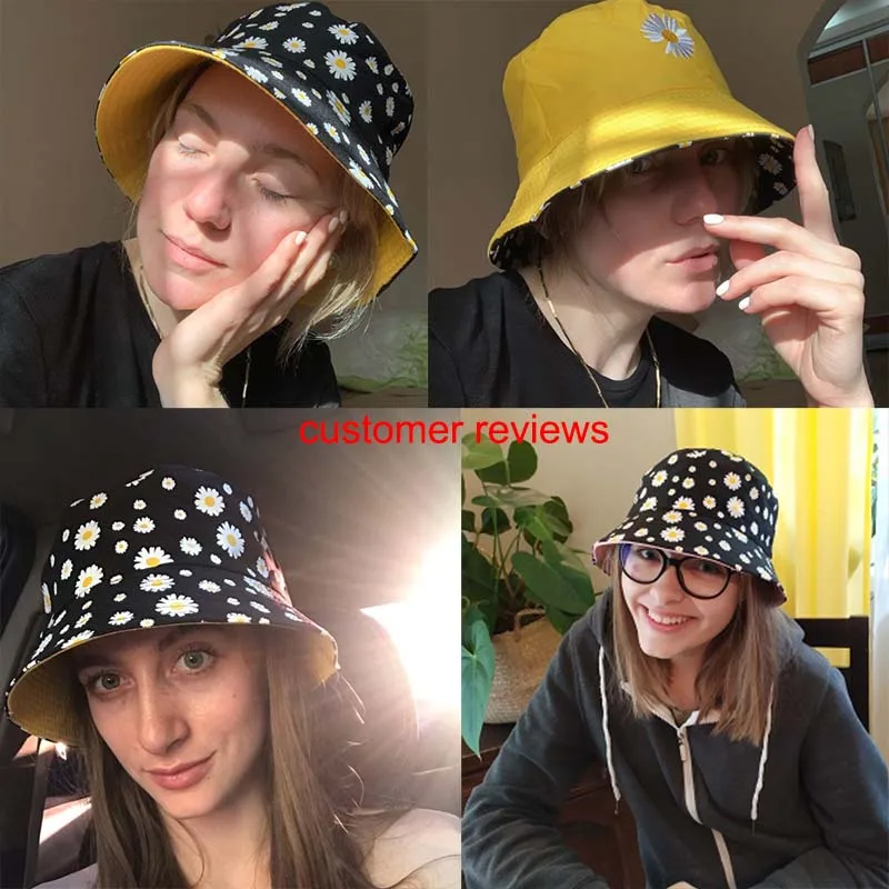Панама женская хлопковая для пляжа модная двухсторонняя шапка от солнца с