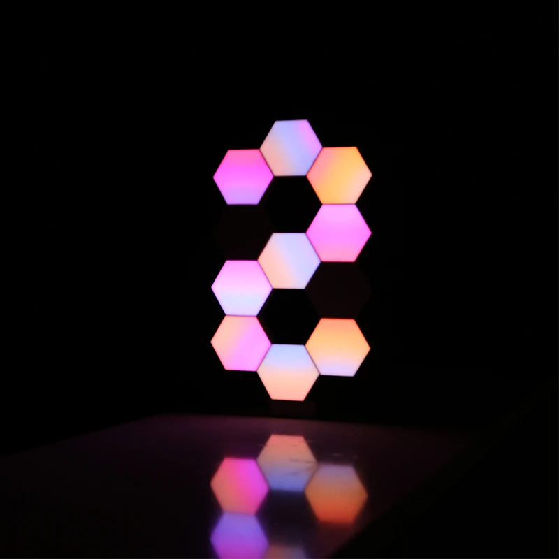 LifeSmart LED Quantum Light Smart Geometry Assembling DIY Lamp WiFi Work with Google Assistant Alexa Cololight APP Smart Control smart led bulb