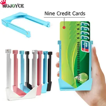 

Aluminum Slim Business Card Holder For Men Women Metal Credit Card Frame Case Portable Mini Travel RFID Wallet Organizer