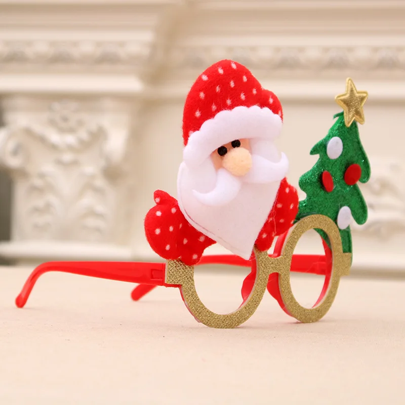 Iboode Мультфильм рождественские очки Рамка милые рога Санта Клаус для взрослых детей праздник Рождество вечерние творческий подарок на праздник игрушка Новинка - Цвет оправы: C1