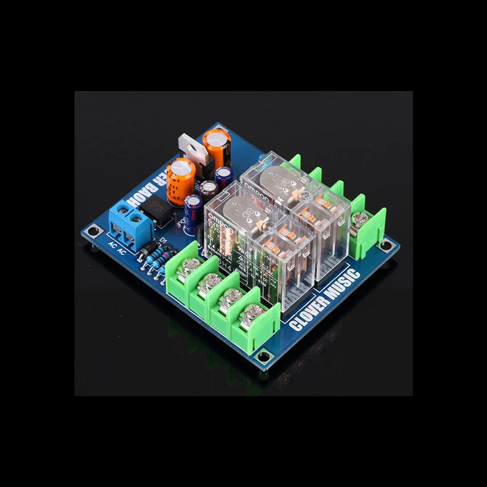 

Top Deals Dual Relay 7812+UPC1237 Speaker Protection Board Kit for HIFI DIY AC 12-24