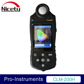 

CLM-200H Color Temperature Illuminance Purity Luminous Flux RGB Dominant Wavelength white LED ELED Chroma Meter Nicety