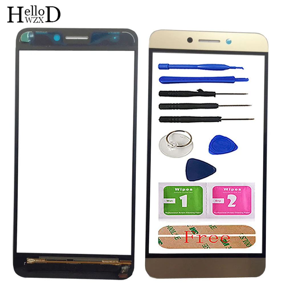 

Touch Screen For LEAGOO T8S T8 S Touch Screen Front Glass TouchScreen Sensor Digitizer Panel Tools 3M Glue