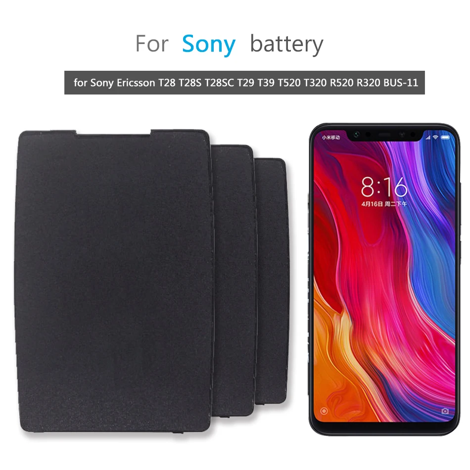 Bsl-10 Batteria 650Mah Per Sony Ericsson T28 T28S T28Sc T29 T39 T520 T320 R520 R320 Bus-11 Cellulare Li-Ion Bateria