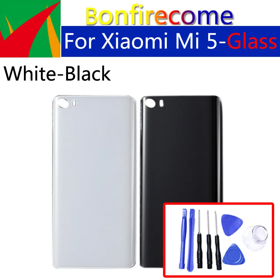 Задняя крышка аккумуляторного отсека из 3d стекла для Xiaomi Mi5 Mi 5 M5 задняя корпуса