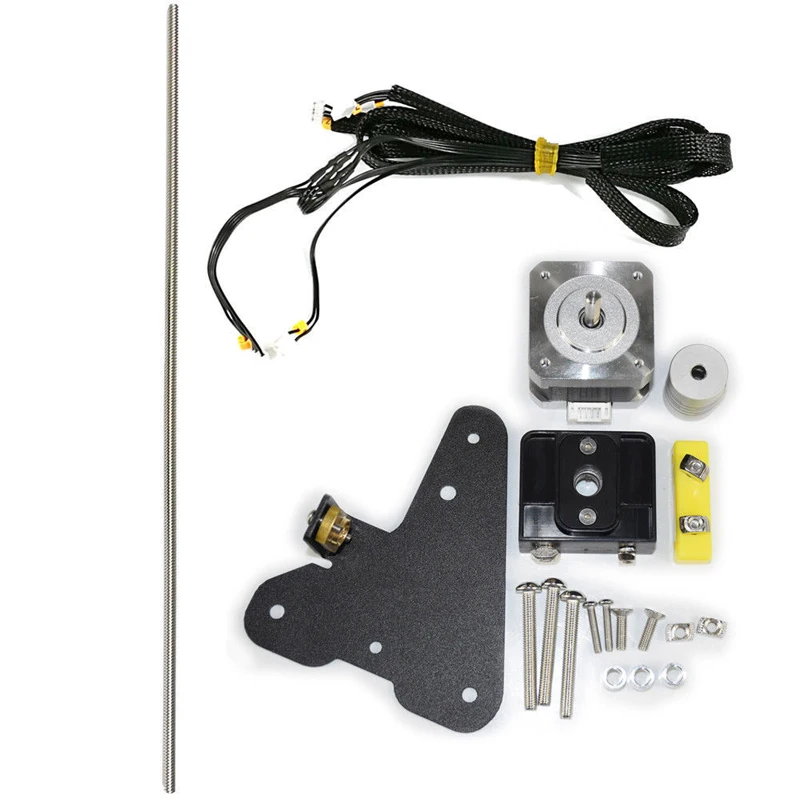 

Durable Dual Z-axis For CR-10 3D Printer DIY Upgrade Kit Lead Screw Bracket With Brass Nut Z Motor Bracket For Imprimante 3D Hot