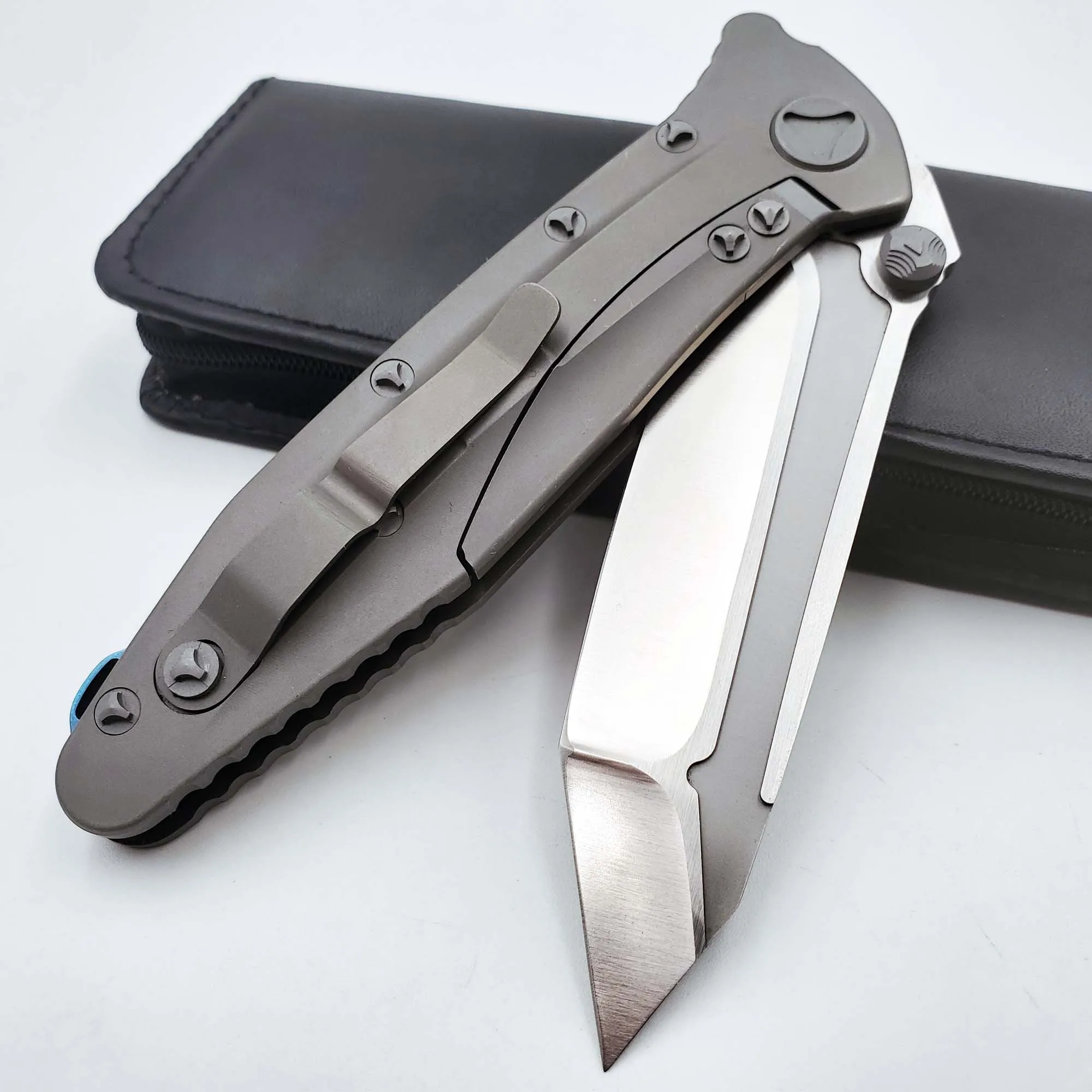 JSSQ Delta тактический складной нож D2 лезвие титановая ручка для выживания на открытом воздухе для дайвинга карманные ножи для кемпинга охоты складной нож Военный Инструмент - Цвет: Type B